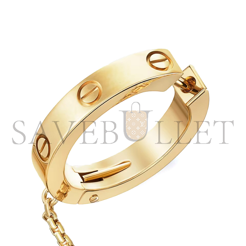 CARTIER LOVE SINGLE EARRINGS, MULTIWEAR, HALF-PAVED N8515243
